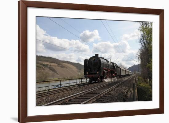 Historic Steam Train-p.lange-Framed Photographic Print