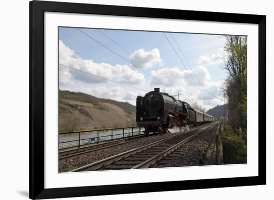 Historic Steam Train-p.lange-Framed Photographic Print