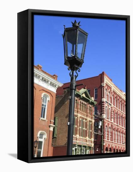 Historic Strand District, Galveston, Texas, United States of America, North America-Richard Cummins-Framed Stretched Canvas