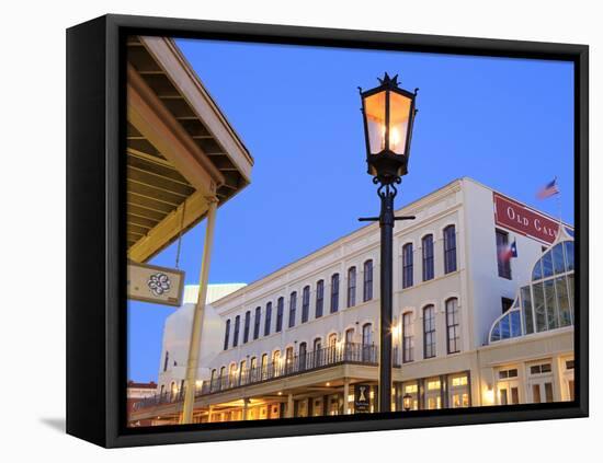 Historic Strand District, Galveston, Texas, United States of America, North America-Richard Cummins-Framed Stretched Canvas