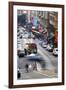 Historic Street Car and Street Scene-Miles-Framed Photographic Print