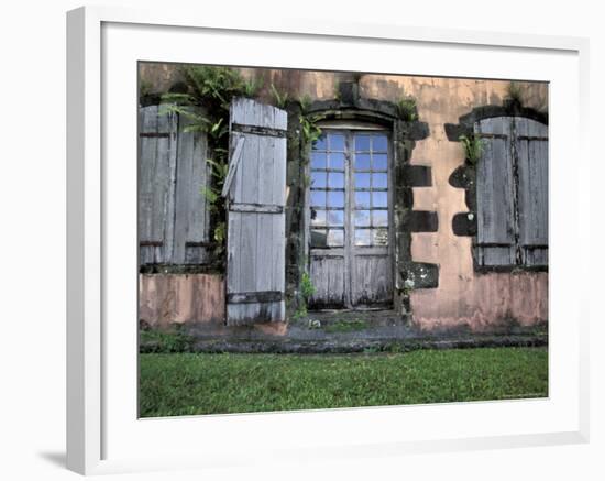 Historic Sugar Plantation House, Martinique, Caribbean-Walter Bibikow-Framed Photographic Print