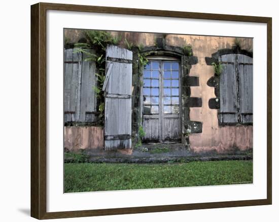 Historic Sugar Plantation House, Martinique, Caribbean-Walter Bibikow-Framed Photographic Print