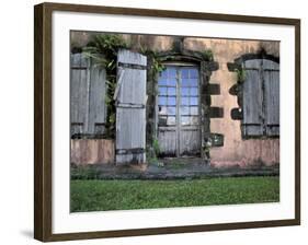 Historic Sugar Plantation House, Martinique, Caribbean-Walter Bibikow-Framed Photographic Print