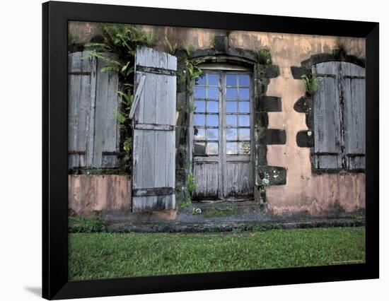 Historic Sugar Plantation House, Martinique, Caribbean-Walter Bibikow-Framed Photographic Print