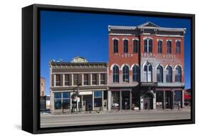 Historic Tabor Opera House, Leadville, Colorado, USA-Walter Bibikow-Framed Stretched Canvas