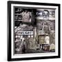 Historic Train Collage I-Kathy Mahan-Framed Photographic Print