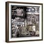 Historic Train Collage I-Kathy Mahan-Framed Photographic Print