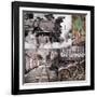 Historic Train Collage II-Kathy Mahan-Framed Photographic Print