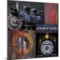 Historic Train Collage III-Kathy Mahan-Mounted Photographic Print
