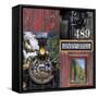 Historic Train Collage IV-Kathy Mahan-Framed Stretched Canvas