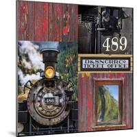 Historic Train Collage IV-Kathy Mahan-Mounted Photographic Print