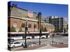 Historic Union Station and Light Rail Train, Salt Lake City, Utah, USA-Richard Cummins-Stretched Canvas