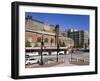 Historic Union Station and Light Rail Train, Salt Lake City, Utah, USA-Richard Cummins-Framed Photographic Print