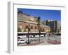 Historic Union Station and Light Rail Train, Salt Lake City, Utah, USA-Richard Cummins-Framed Photographic Print