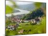 Historic village Spitz located in wine-growing area. Lower Austria-Martin Zwick-Mounted Photographic Print