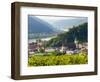 Historic village Spitz located in wine-growing area. Lower Austria-Martin Zwick-Framed Photographic Print