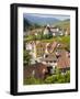 Historic village Spitz located in wine-growing area. Lower Austria-Martin Zwick-Framed Photographic Print