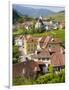 Historic village Spitz located in wine-growing area. Lower Austria-Martin Zwick-Framed Photographic Print