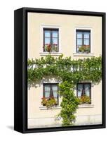 Historic village Unterloiben located in wine-growing area-Martin Zwick-Framed Stretched Canvas