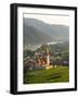 Historic village Weissenkirchen located in wine-growing area.-Martin Zwick-Framed Photographic Print