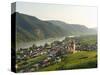 Historic village Weissenkirchen located in wine-growing area.-Martin Zwick-Stretched Canvas