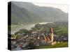 Historic village Weissenkirchen located in wine-growing area.-Martin Zwick-Stretched Canvas