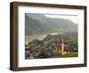 Historic village Weissenkirchen located in wine-growing area.-Martin Zwick-Framed Photographic Print