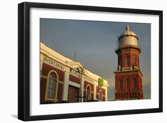 Historic Waterworks And Water Tower, Invercargill, South Island, New Zealand-David Wall-Framed Photographic Print