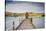 Historic Wharf, Akaroa, Banks Peninsular, South Island, New Zealand-Doug Pearson-Stretched Canvas