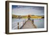 Historic Wharf, Akaroa, Banks Peninsular, South Island, New Zealand-Doug Pearson-Framed Photographic Print