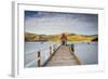 Historic Wharf, Akaroa, Banks Peninsular, South Island, New Zealand-Doug Pearson-Framed Photographic Print