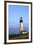 Historic Yaquina Head Lighthouse, Newport, Oregon, USA-Rick A. Brown-Framed Premium Photographic Print