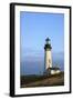 Historic Yaquina Head Lighthouse, Newport, Oregon, USA-Rick A. Brown-Framed Photographic Print