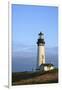 Historic Yaquina Head Lighthouse, Newport, Oregon, USA-Rick A. Brown-Framed Photographic Print