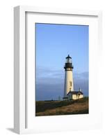 Historic Yaquina Head Lighthouse, Newport, Oregon, USA-Rick A. Brown-Framed Photographic Print