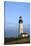 Historic Yaquina Head Lighthouse, Newport, Oregon, USA-Rick A. Brown-Stretched Canvas