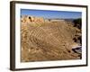 Historical 2Nd Century Roman Theater Ruins in Dougga, Tunisia, Northern Africa-Bill Bachmann-Framed Photographic Print