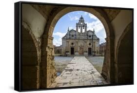 Historical Arkadi Monastery, Crete, Greek Islands, Greece-Michael Runkel-Framed Stretched Canvas