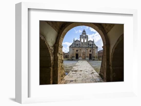 Historical Arkadi Monastery, Crete, Greek Islands, Greece-Michael Runkel-Framed Photographic Print