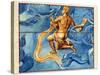 Historical Artwork of the Constellation Aquarius-Detlev Van Ravenswaay-Stretched Canvas