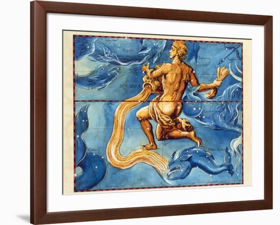 Historical Artwork of the Constellation Aquarius-Detlev Van Ravenswaay-Framed Photographic Print