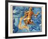 Historical Artwork of the Constellation Aquarius-Detlev Van Ravenswaay-Framed Photographic Print