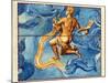 Historical Artwork of the Constellation Aquarius-Detlev Van Ravenswaay-Mounted Photographic Print