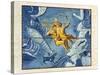 Historical Artwork of the Constellation of Gemini-Detlev Van Ravenswaay-Stretched Canvas