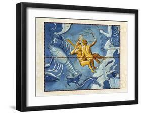 Historical Artwork of the Constellation of Gemini-Detlev Van Ravenswaay-Framed Photographic Print