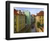 Historical Buildings and Canal, Prague, Czech Republic-Keren Su-Framed Photographic Print