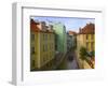 Historical Buildings and Canal, Prague, Czech Republic-Keren Su-Framed Photographic Print