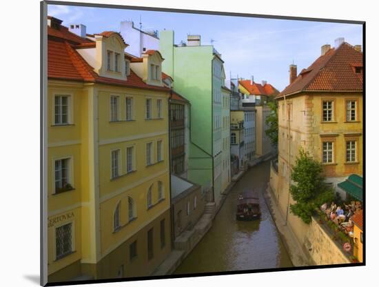 Historical Buildings and Canal, Prague, Czech Republic-Keren Su-Mounted Photographic Print