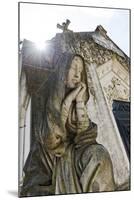 Historical Cemetery, Tomb, Burial Chamber, Statue, Cemiterio Dos Prazeres-Axel Schmies-Mounted Photographic Print